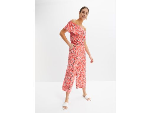 B.P.C kombinezon carmen pomarańczowy we wzory ^36/38