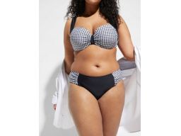 BONPRIXbikini na fiszbinach usztywniane czarno-białe ^46 (90E)