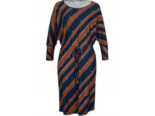 B.P.C luźna sukienka z ciekawym wzorem r.36/38