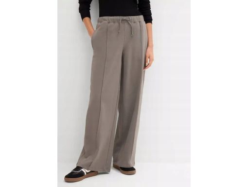 B.P.C spodnie dresowe z przeszyciem proste długie szare ^36/38