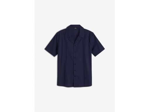 B.P.C koszula męska z krótkim rękawem granat bawełniana r.39/40