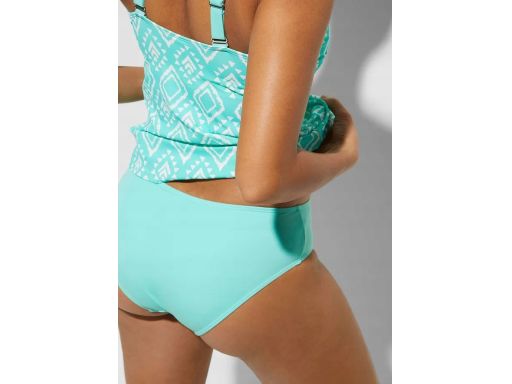 B.P.C śliczne tankini turkusowe w białe wzory z figami r.36