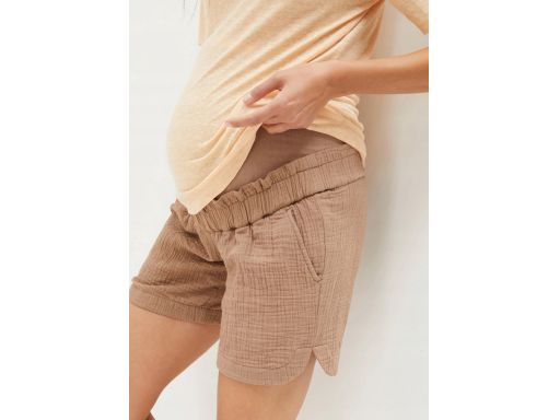 B.P.C spodenki ciążowe brązowe z muślinu 36.