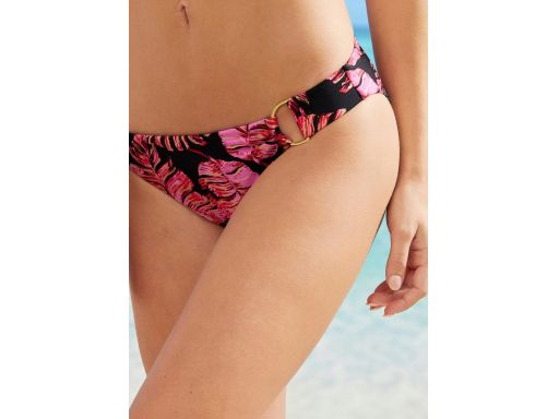 B.P.C bikini bandeau czarne we wzory 44.