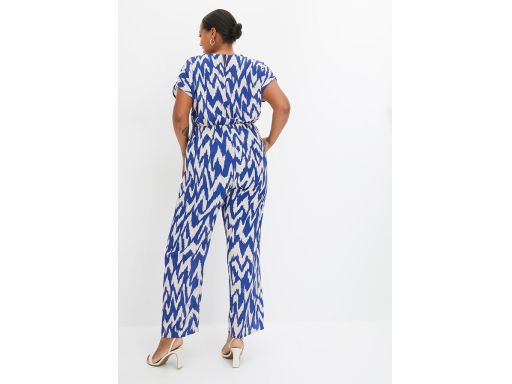 B.P.C kombinezon letni z nadrukiem beżowo-niebieski ^44