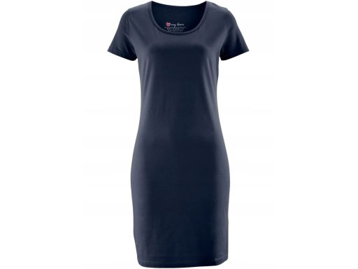 B.P.C granatowa sukienka z bawełny r.32/34