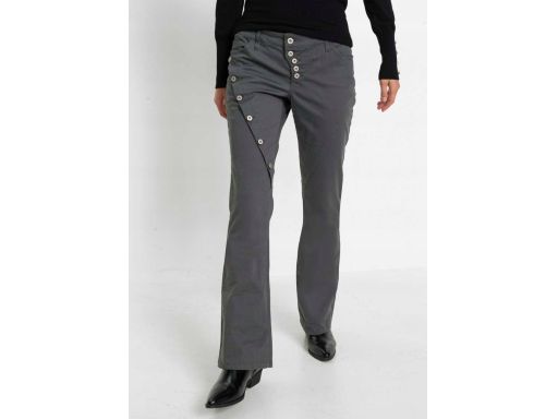 B.P.C modne spodnie dzwony szare ^36