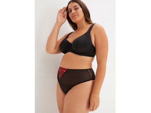 B.P.C biustonosz na fiszbinach czarny usztywniany ^80B