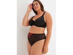 B.P.C biustonosz na fiszbinach czarny usztywniany ^80B