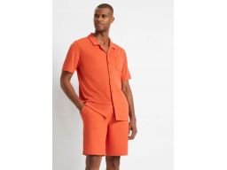 B.P.C męska koszula pomarańcz prążek r.3XL