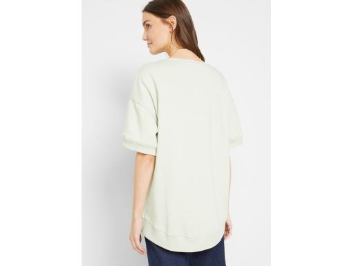 B.P.C miętowa bluza z krótkim rękawem 36/38.
