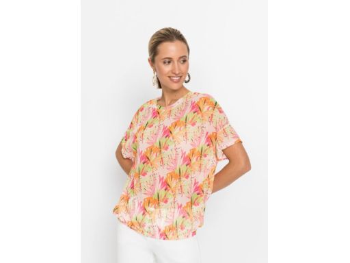 B.P.C siateczkowa bluzka z nadrukiem r.36/38