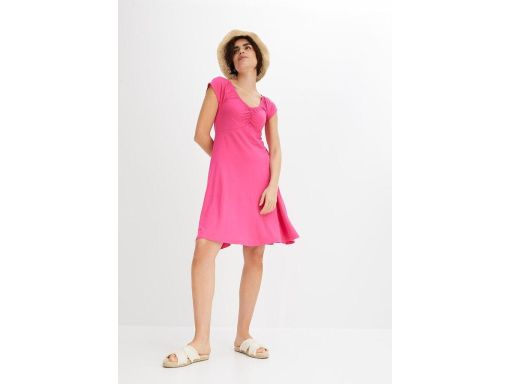 B.P.C letnia sukienka shirtowa pink lady ^48/50