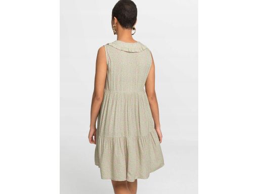 B.P.C zielona sukienka w kwiatuszki r.40