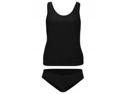 B.P.C tankini czarne z figami r.44