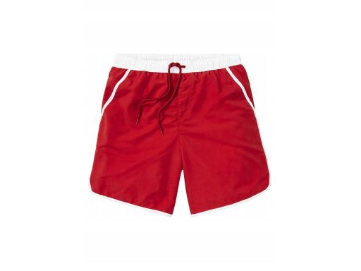 B.P.C męskie spodenki szorty kąpielowe plażowe czerwone z białym ^56/5