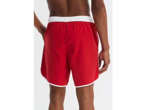 B.P.C męskie spodenki szorty kąpielowe plażowe czerwone z białym ^56/5