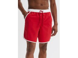 B.P.C męskie spodenki szorty kąpielowe plażowe czerwone z białym ^56/5