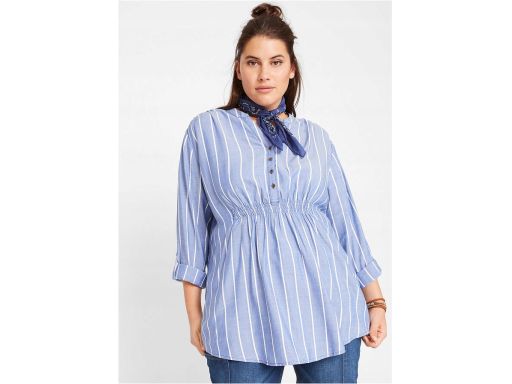 B.P.C bluzka koszulowa w paski niebieska r.40