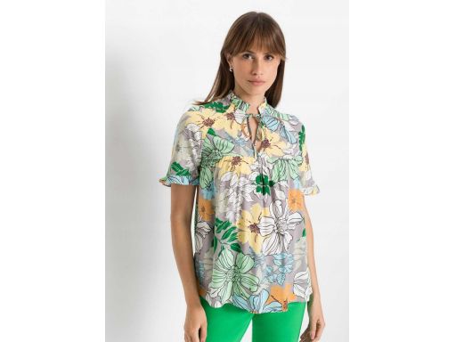 B.P.C bluzka koszulowa w kwiaty 38.
