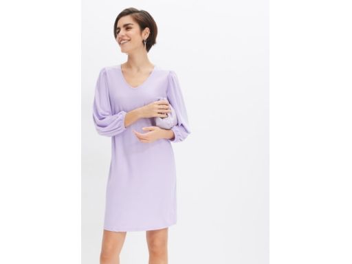 B.P.C liliowa sukienka dżersejowa prosta ^48/50