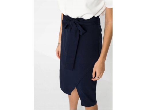 B.P.C sukienka 2w1 biało-granatowa r.40/42