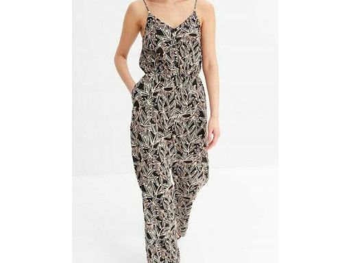 B.P.C kombinezon we wzory roślinne cienki 48.