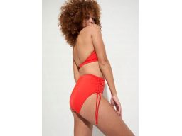 B.P.C pomarańczowe bikini z figami z wysokim stanem 42.