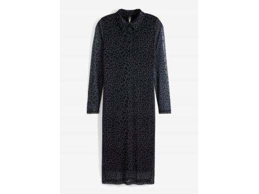 B.P.C sukienka siateczkowa wzory midi 32/34.