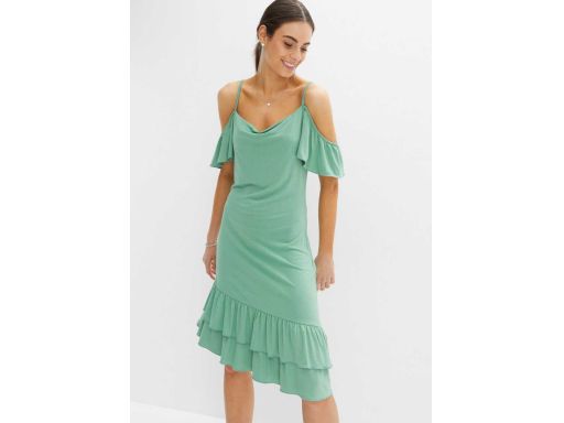 B.P.C sukienka asymetryczna z wiskozy 36/38.