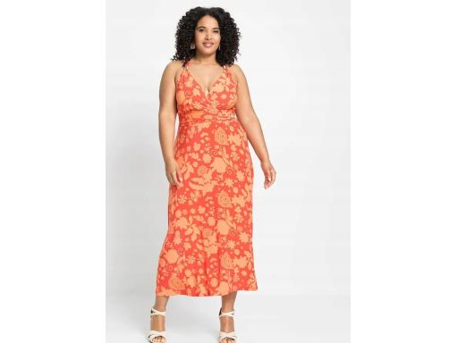 B.P.C długa sukienka letnia we wzory 36/38.