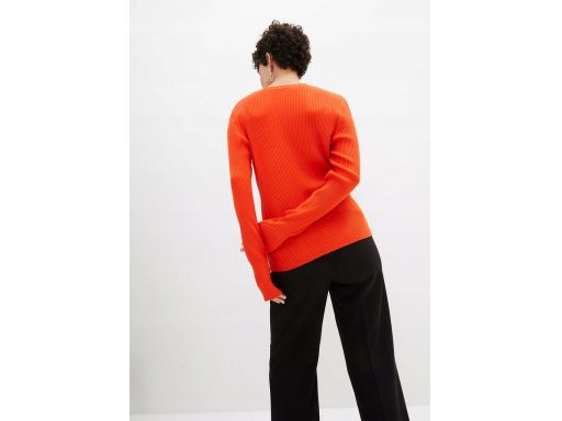 B.P.C sweter z wycięciami i dekoracyjnymi guzikami r.40/42