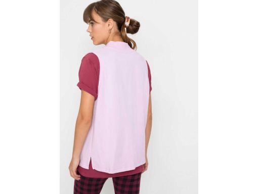 B.P.C kamizelka-bluza bawełniana różowa 44/46.