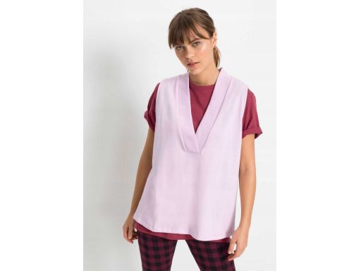 B.P.C kamizelka-bluza bawełniana różowa 44/46.