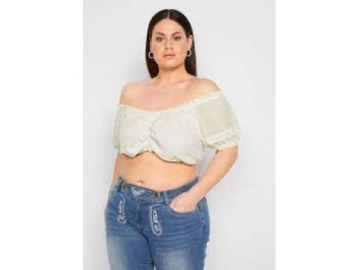 B.P.C damska bluzka krótka ludowa r.52