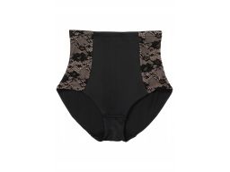 B.P.C. majtki modelujące czarne z koronką 42