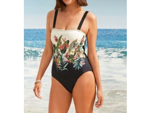 B.P.C kostium bandeau w kolorowe wzory r.44