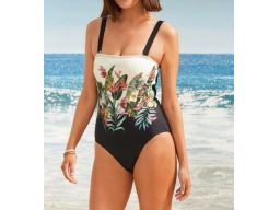 B.P.C kostium bandeau w kolorowe wzory r.44
