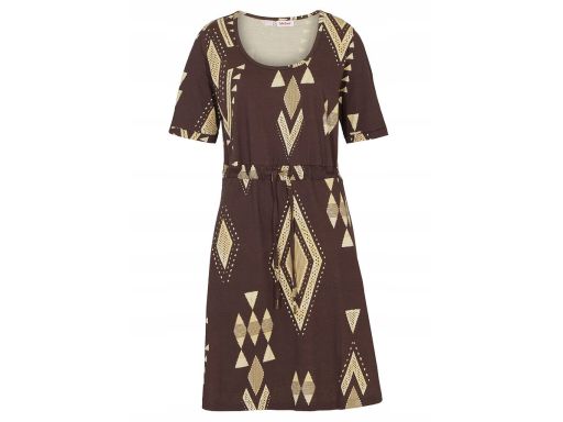 Sukienka wzorzysta dżersejowa 44/46.