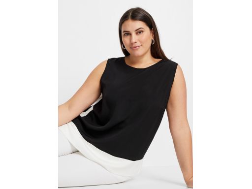 B.P.C bluzka bez rękawów czarno-biała ^42