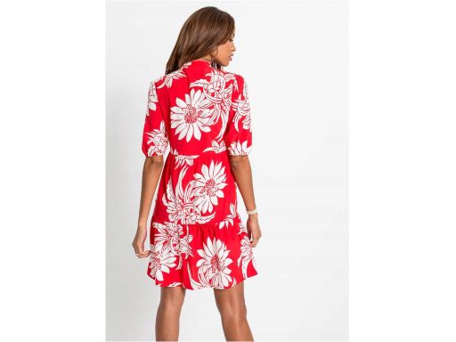 B.P.C sukienka czerwona w kwiatki 40.