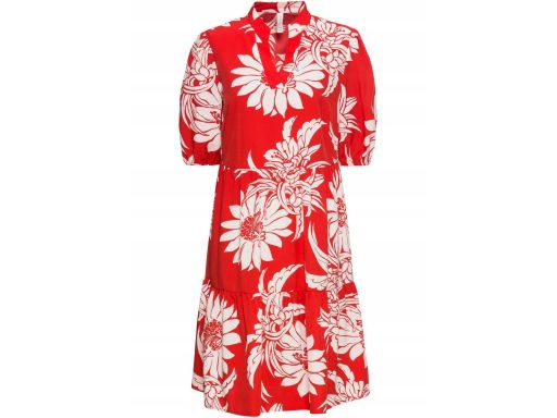 B.P.C sukienka czerwona w kwiatki 40.