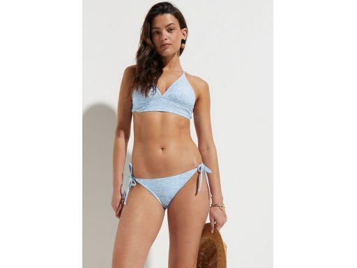 B.P.C. wiązane bikini biało-niebieskie r.40