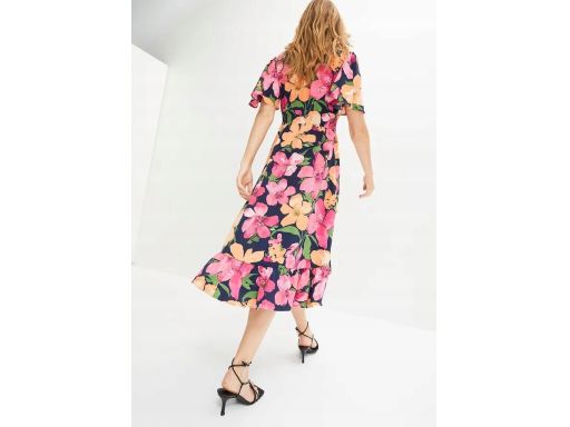 B.P.C asymetryczna sukienka w kwiaty 40.
