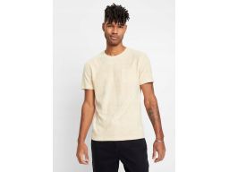 AG3699 t-shirt męski beżowy frotte XXL.