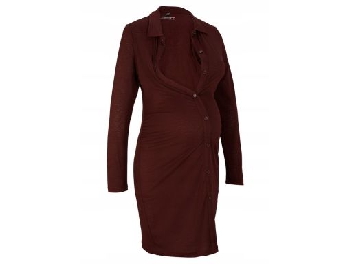 B.P.C sukienka ciążowa i do karmienia brąz ^44/46