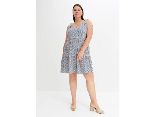 B.P.C sukienka letnia z dżerseju z falbanami ^48/50