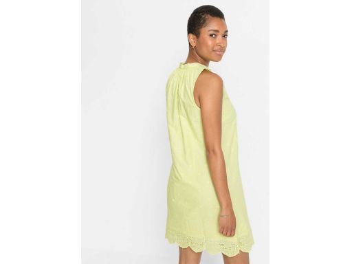 B.P.C letnia sukienka bawełniana limonka ^42