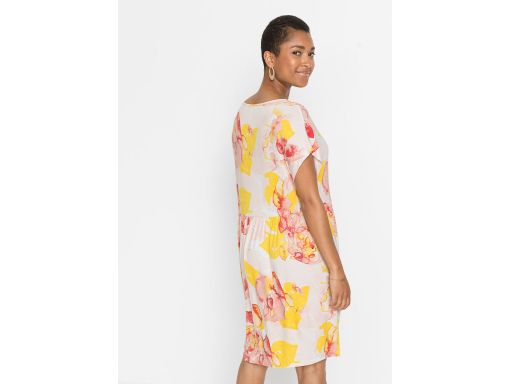 B.P.C Sukienka shirtowa w kwiaty ^36/38