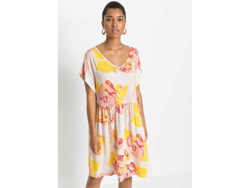 B.P.C Sukienka shirtowa w kwiaty ^36/38